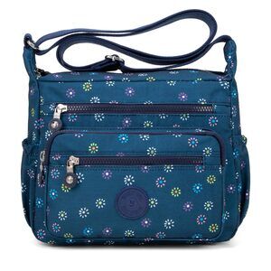 9606 Shoulder Handbag Roomy Multiple Pockets Bag Crossbody Purse Tote Top